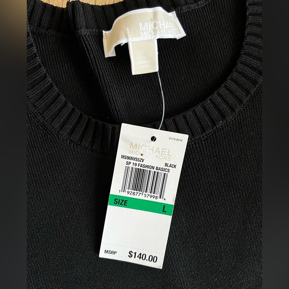 Pristine Short/cropped Michael Michael Kors Black Sweater - Picture 3 of 4